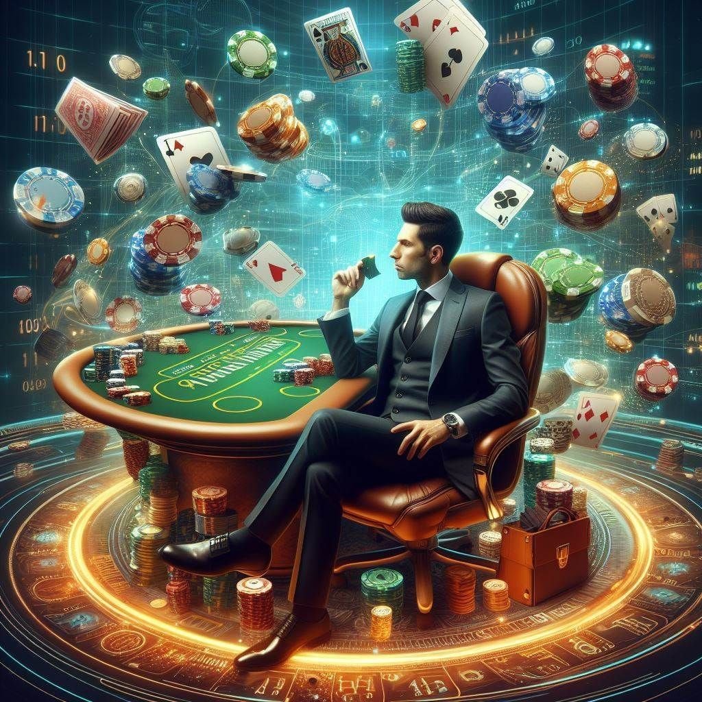 Antarmuka kasino Microgaming dengan pilihan permainan slot dan meja di herototo